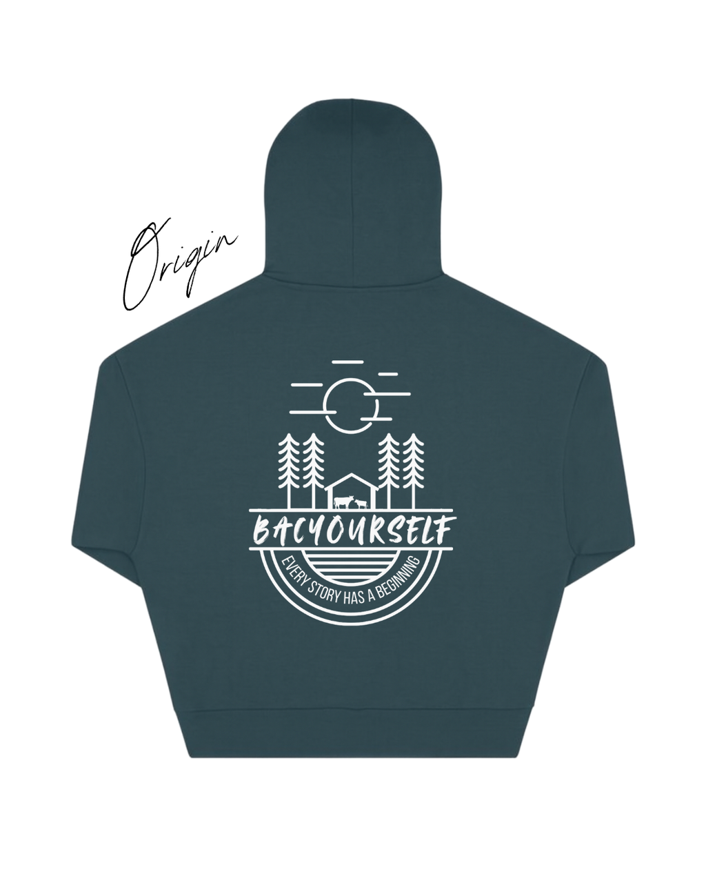 Signature BACyourself Dark Teal Hoodie