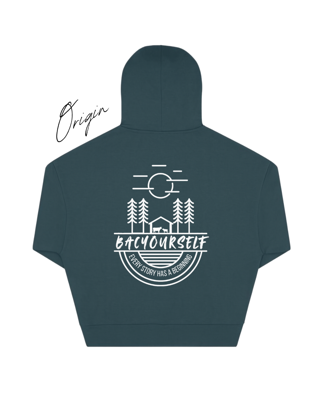 Signature BACyourself Dark Teal Hoodie